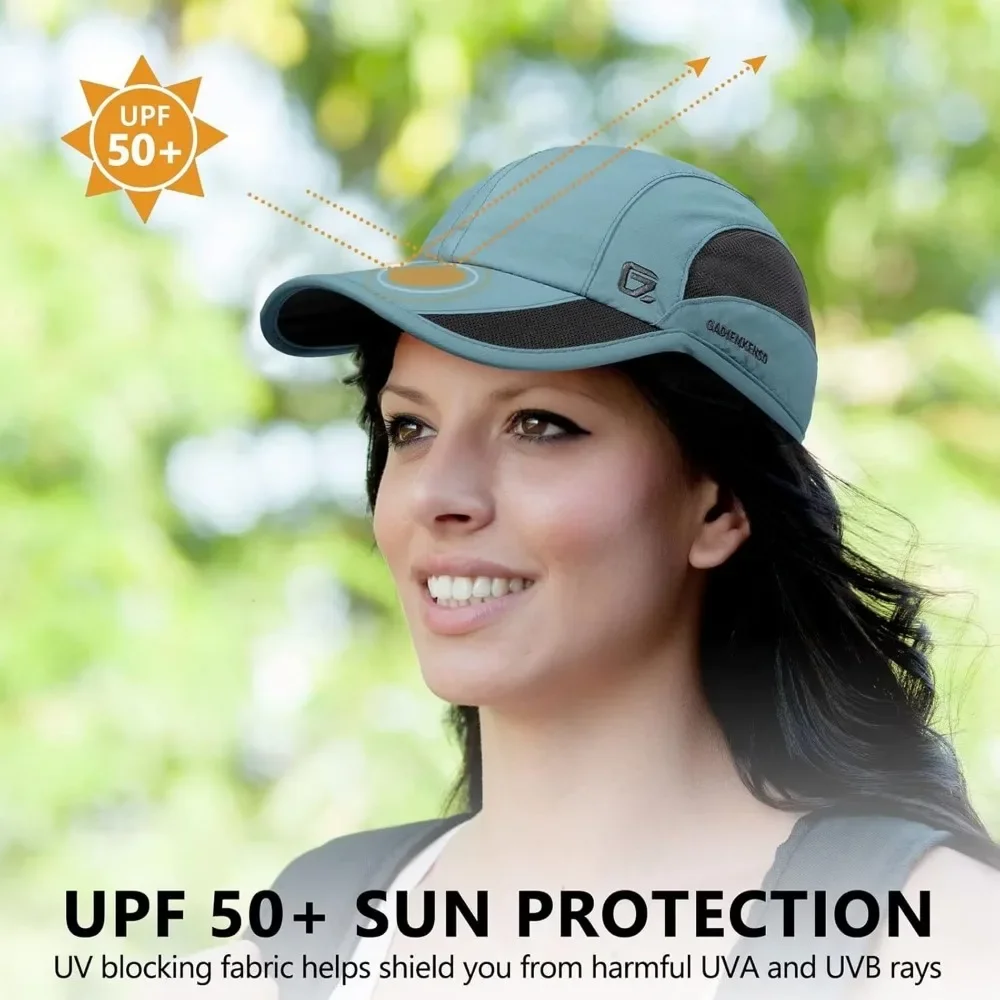 GADIEMKENSD Premium Unisex Unstructured Sports Cap - Quick Dry & Superior Outdoor Sun Protection!