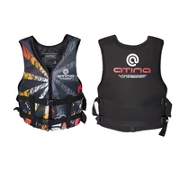 Chaleco salvavidas profesional de neopreno para hombres y mujeres, chaleco salvavidas con flotabilidad, chaleco salvavidas para pesca, surf, natación, traje de baño flotante