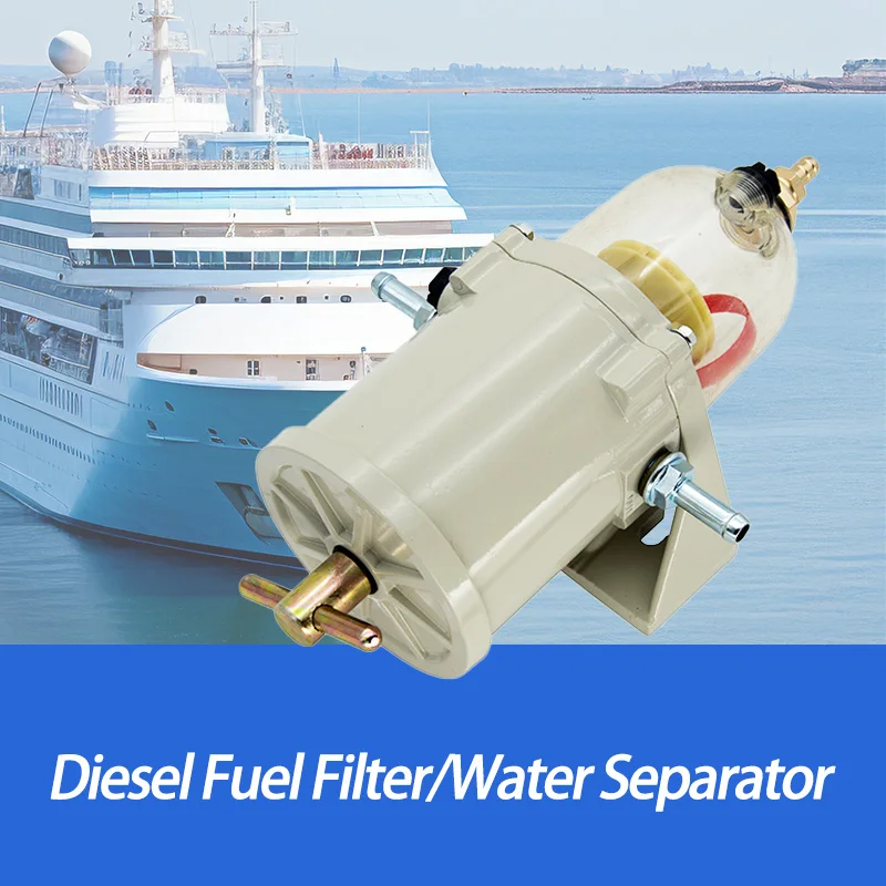 

500FG / 500FH Marine Diesel Fuel Filter – Oil & Water Separator Assembly for Boat Truck Engine