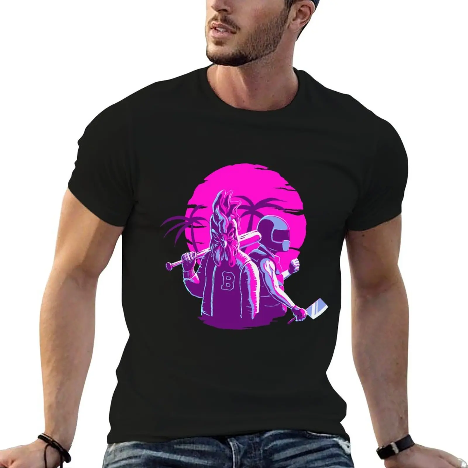

Jacket and Biker T-Shirt man t shirts cotton essential t shirt T-Shirt