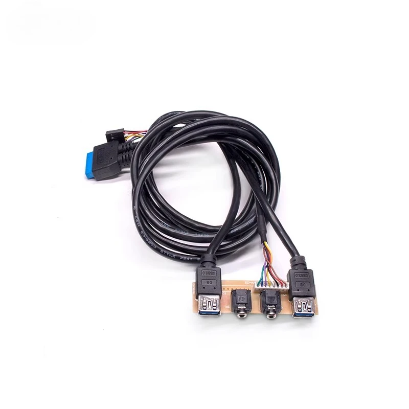 

Корпус настольного компьютера, передняя панель, USB-аудиоинтерфейс, кабель, расширение USB-порта