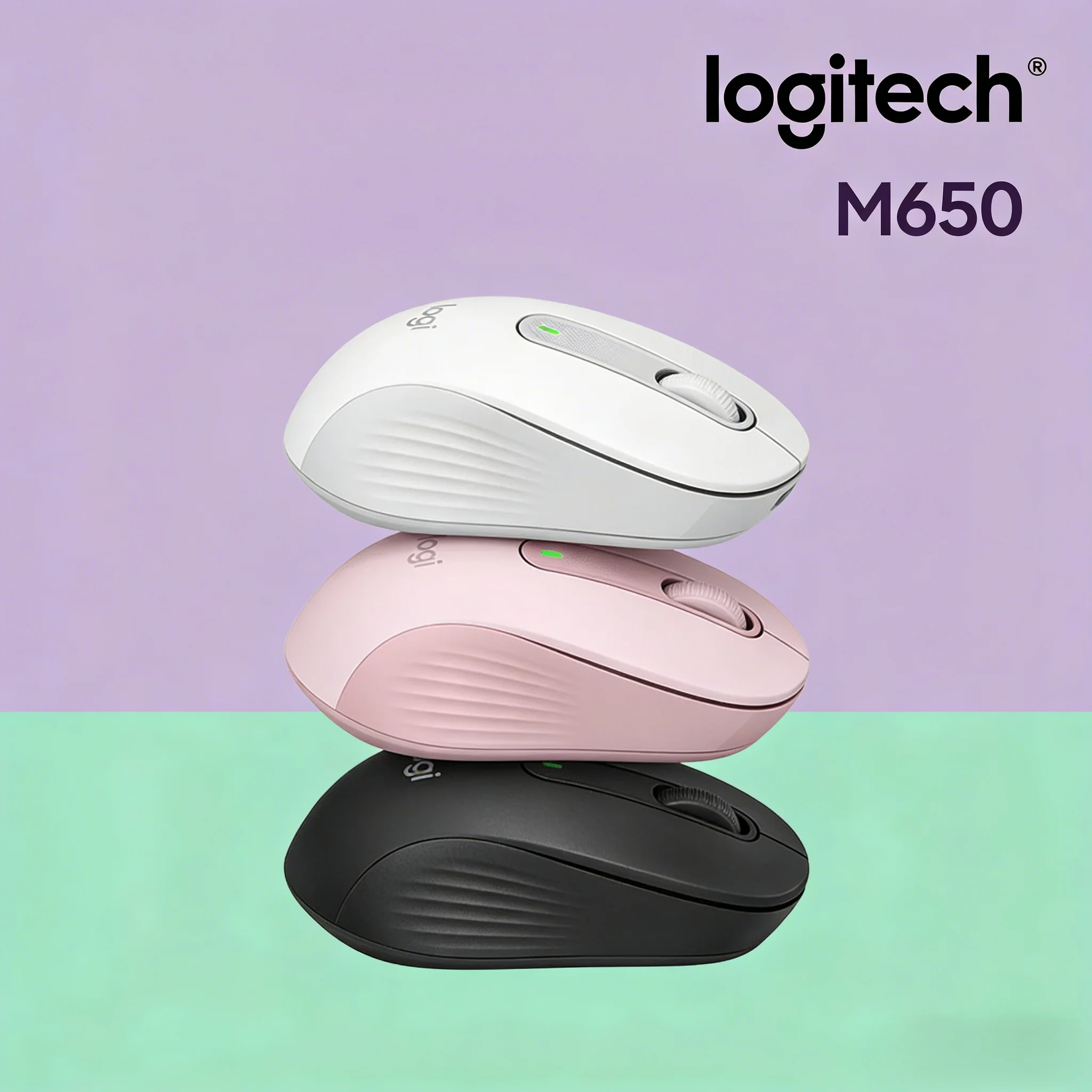 

Logitech M650/M650/M650L Smart Scroll Mouse - Glide Through Long Documents Fast
