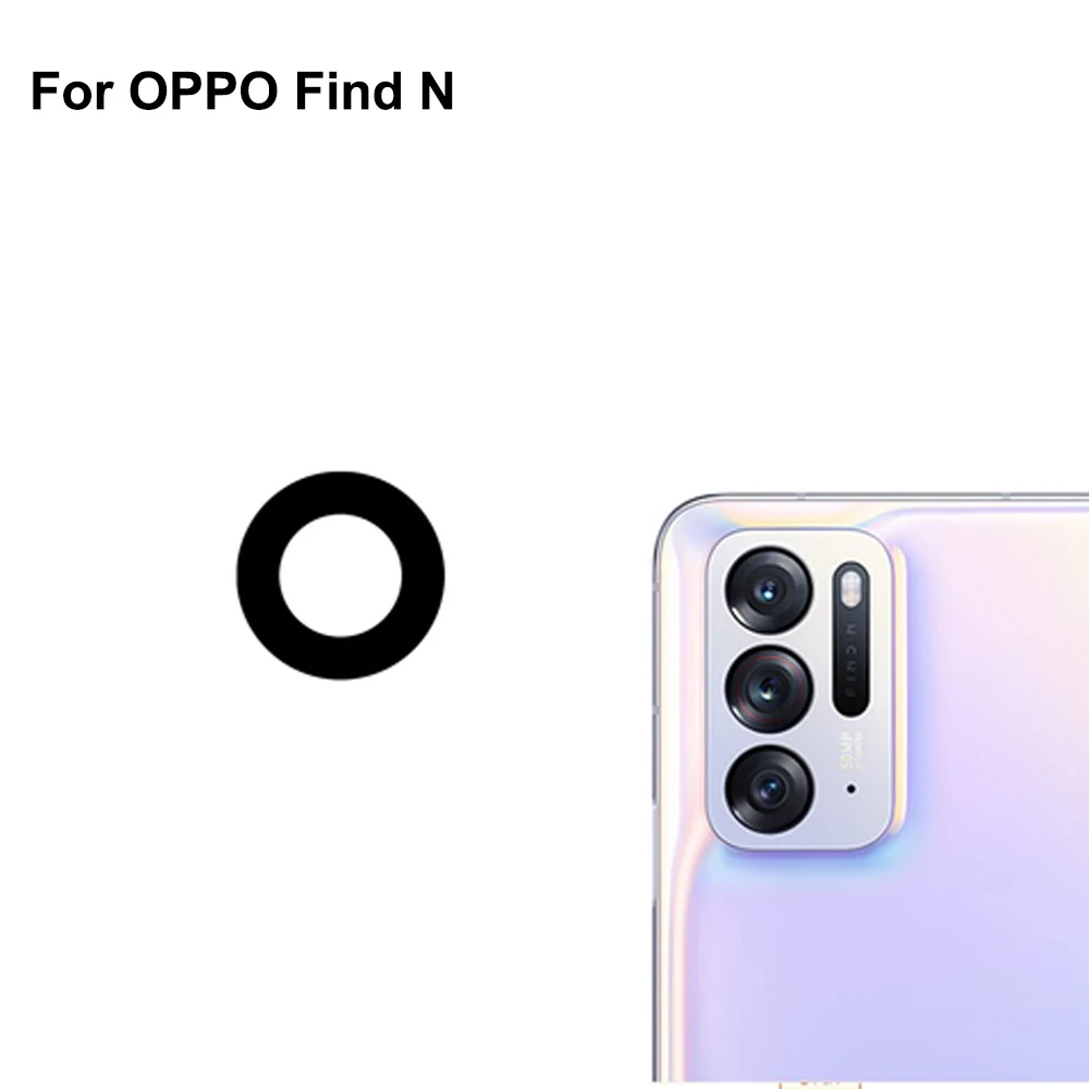 

1PC For OPPO Find N Replacement Back Rear Camera Lens Glass Parts For OPPO FindN test good