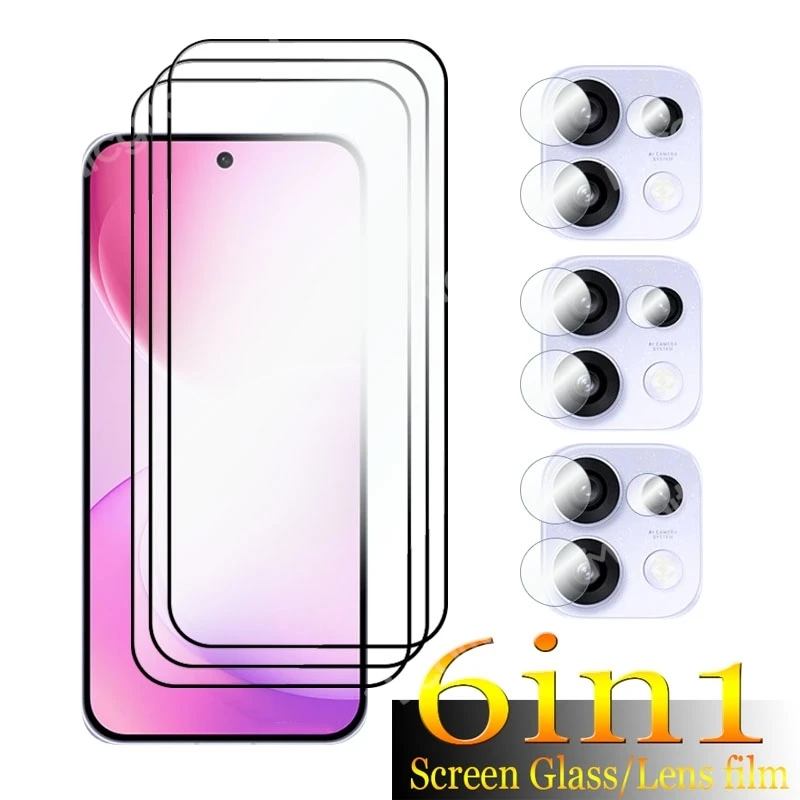 Screen Glass For OPPO Reno16 5G Tempered Glass  Protector 9H Clear Front protector Soft fiber lens film Reno 16