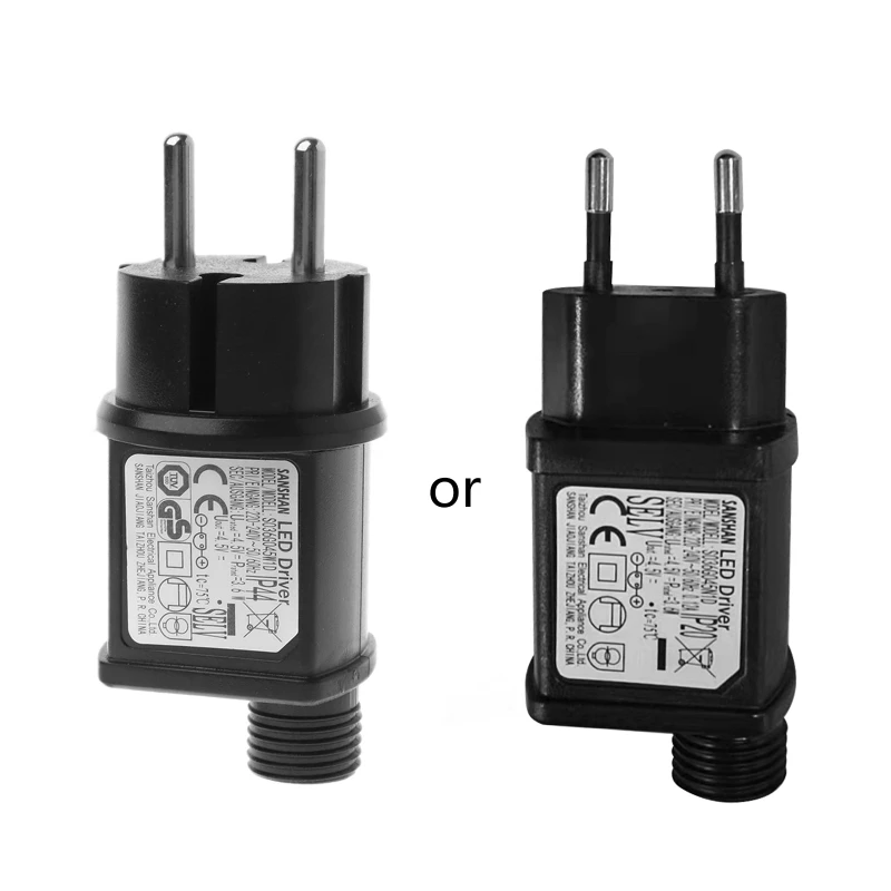 Waterproof EU US UK Plug AC to for DC 4.5V 800mA 2pin Power Supply Adapter for LED Lights Battery Eliminator and more Dev