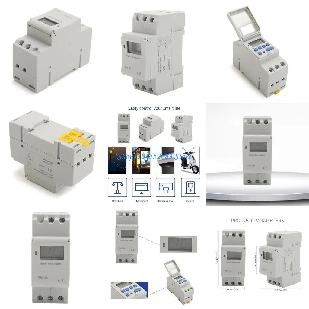 

Y6GD Practical Countdowns Timer Switches for Motor Control with LCD Panel Screen