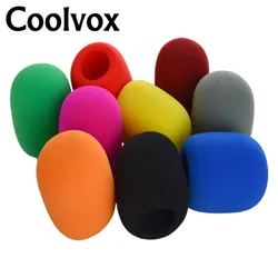 1pcs Large Diaphragm 9color colorful Handheld Stage condenser microphone Windscreen Foam Cover recording studio microfono sponge