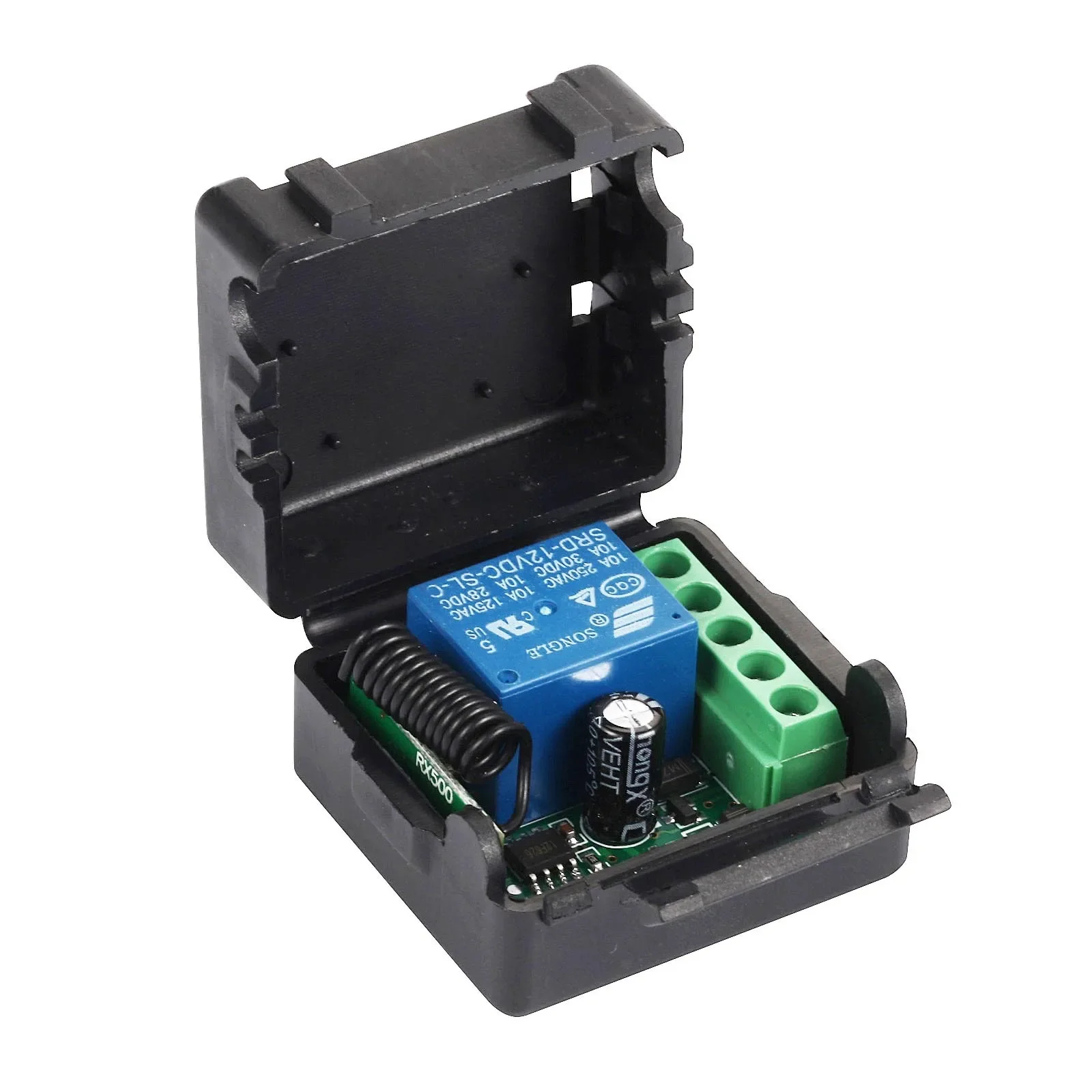 DC 12V 1CH Relay Wireless Remote Control Switch Receiver Module For Learning Code Transmitter Remote 433.92M