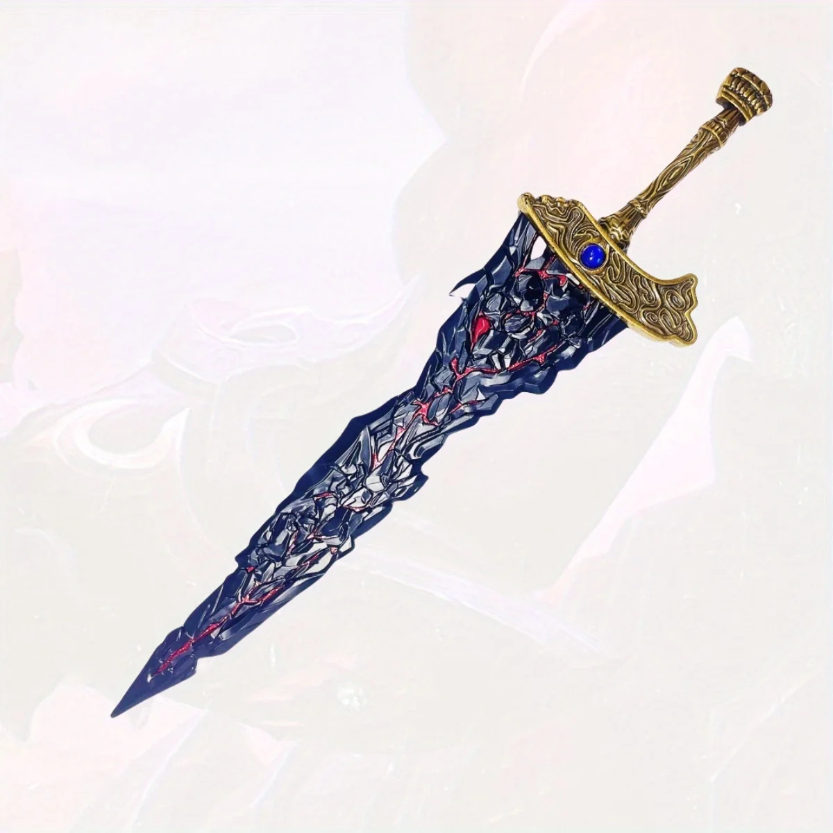 Épée Katana en métal d'Elden Maliketh, couteau japonais Katana Ninja, sabre de samouraï Original, accessoires de Cosplay, jouet accessoire, 11.8 pouces