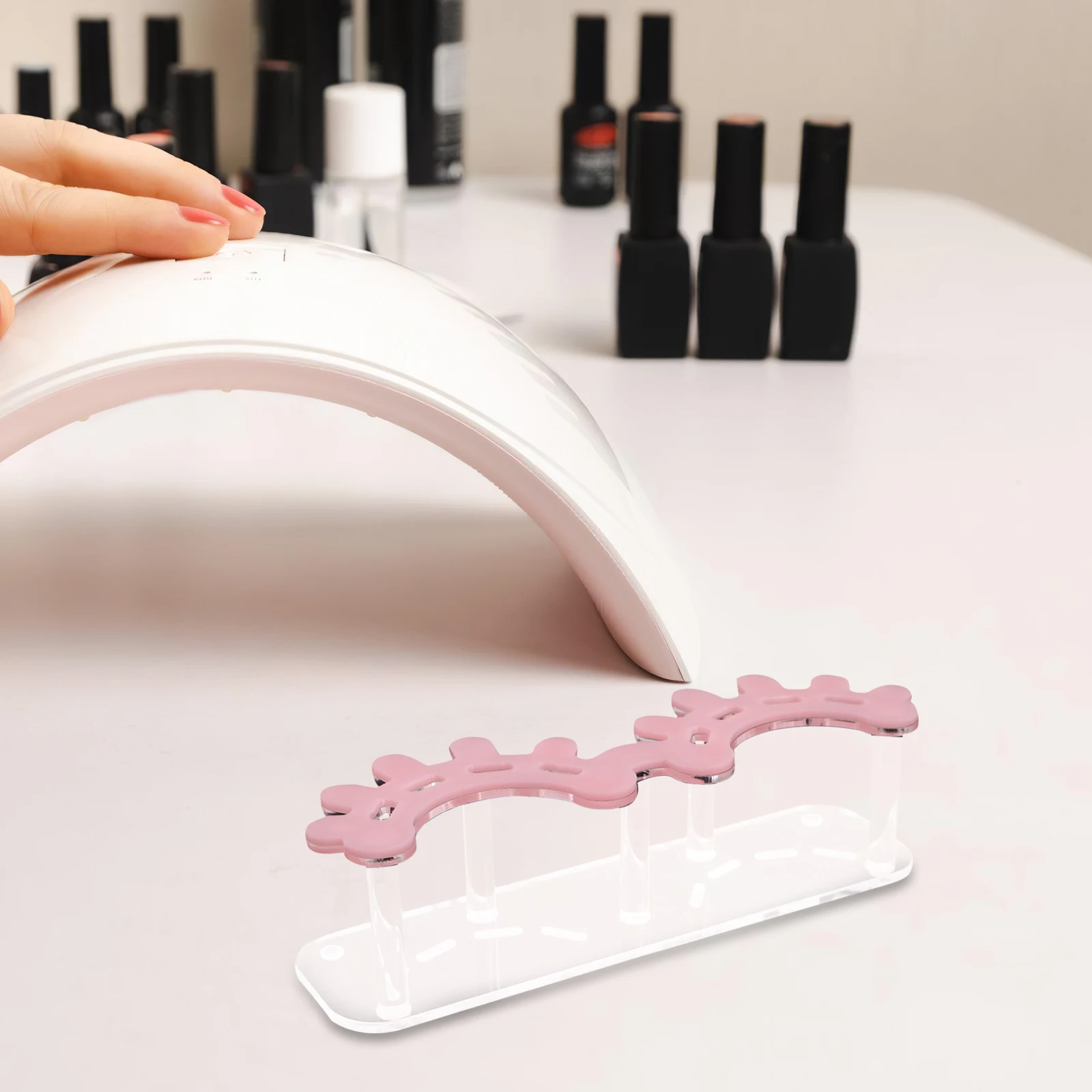 

Acrylic Tweezer Display Stand Eyelash Shelf Storage Box Base Eyelashes Extensions Organizer