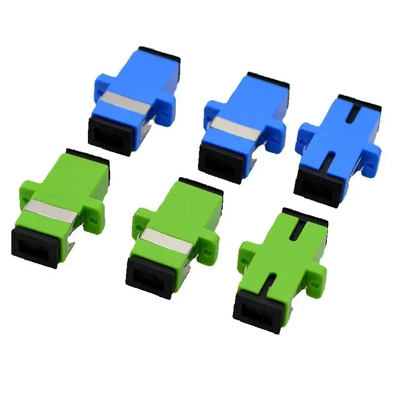 

50pcs New Fiber Optic Connectors Adapter Ceramic Sleeve Precision Connection Low Insertion Loss Best Price Wholesale