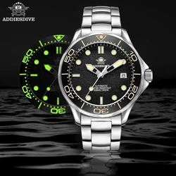 ADDIESDIVE AD2106 Automatic Mechanical Watch for Men StainlessSteel NH35 Sapphire 200m Diver Business Watches relogio masculino