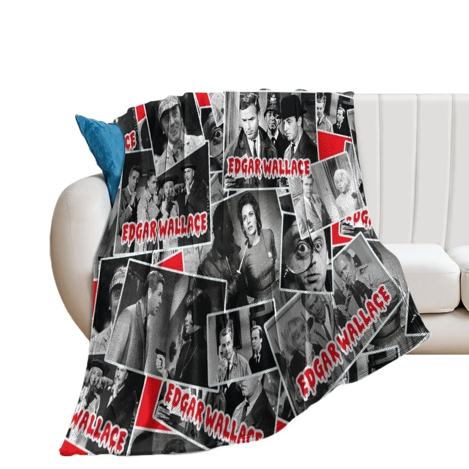 Edgar Wallace, Movies, 50's, 60's Throw Blanket for babies Winter beds cosplay anime Blankets