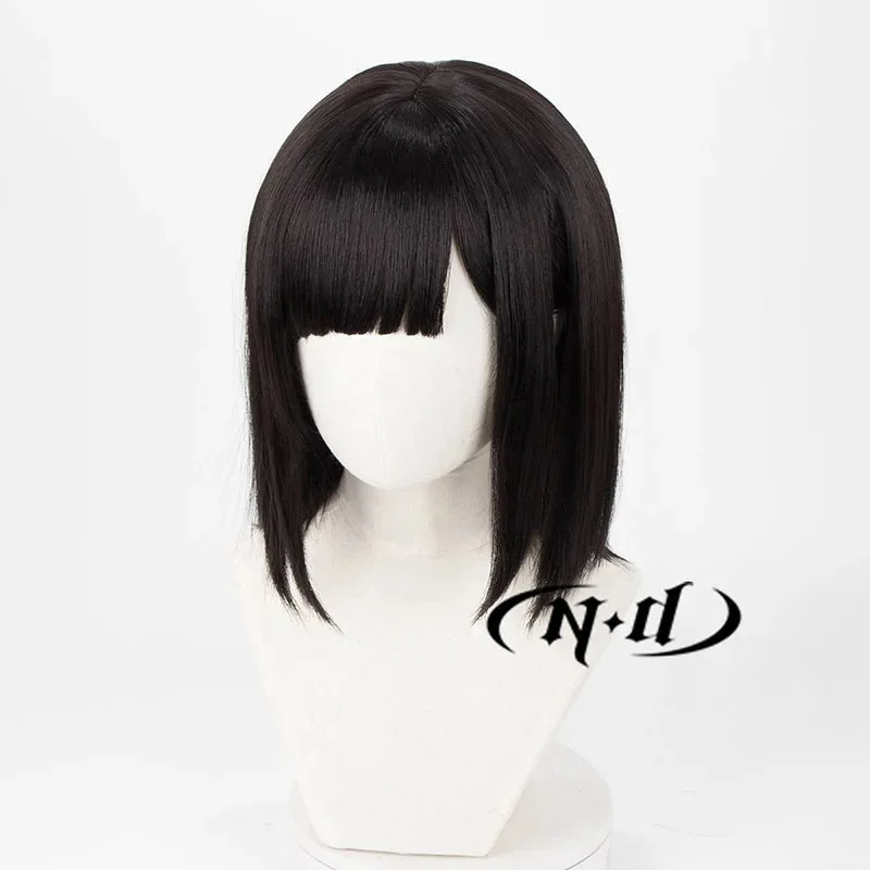 

CyND Qiao Ling Cosplay Wigs Anime Link Click Cosplay Black Hair Wigs for Comic Con Coser Christmas Party Heat Resistant Syntheti
