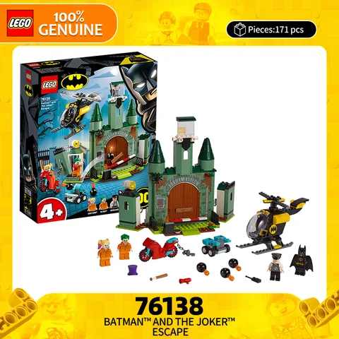 Lego Building Blocks 76138 Batman: The Joker Escape Boys and Girls Children's Puzzle Building Blocks Toy Valentine's Day Gift