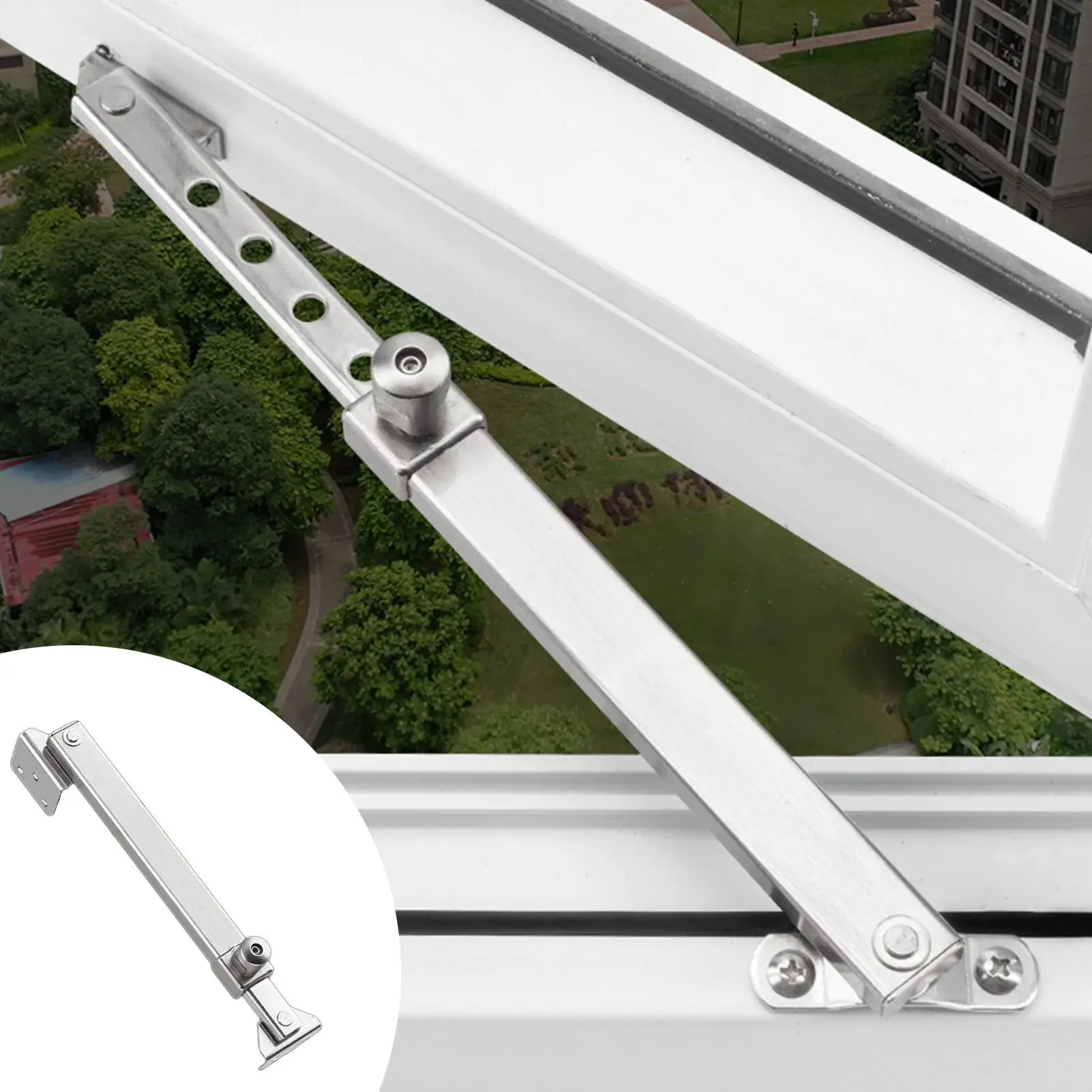Window Hinges Stainless Steel Casement Stay Lock Window Accessories Easy Installation Casement window hinge