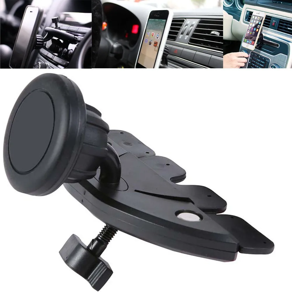 

Magnetic Cd Slot Carplayer Cell Phone Holder Cd Rom Cradle Car Phone Holder For Mobile Phone Holder For iPhone Samsung Xiaomi