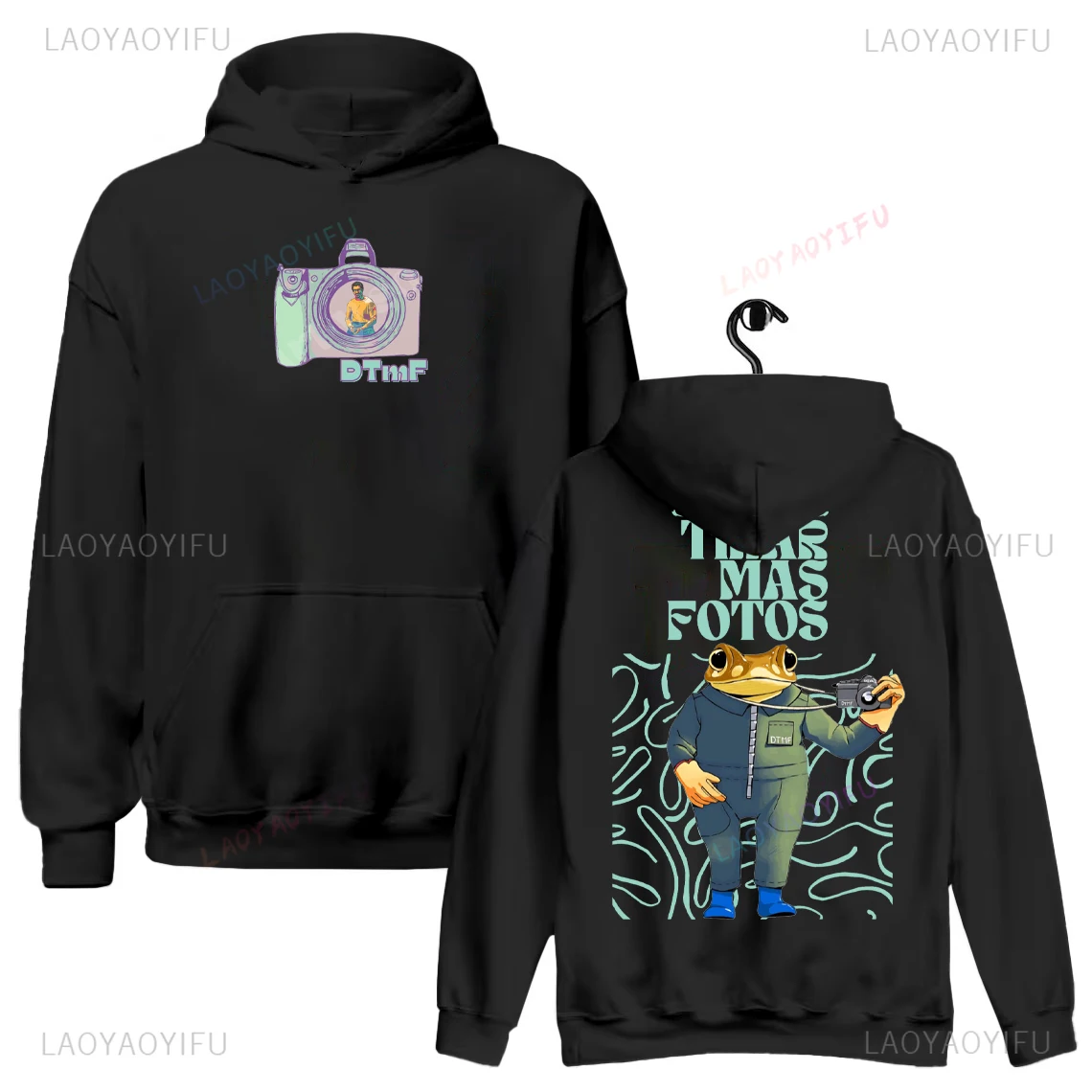 เสื้อสเวตเชิ้ต Bad Bunny DTMF พิมพ์ลายอัลบั้มใหม่ 2025 Debí Tirar Más Fotos สำหรับผู้หญิงและผู้ชาย เสื้อฮู้ดดี้พิมพ์ลายสำหรับฤดูใบไม้ร่วงและฤดูหนาว