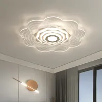 Modern LED Ceiling Lamp For Living Room Dining Room Corridor Bedroom Flower Shape Ceiling Light Home Decorative Lighting Fixture