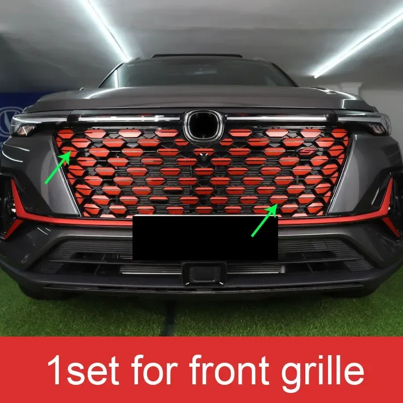 

Красная передняя наклейка для Changan CS35 Plus Turbo 2023, декоративная полоса на руль Cs35 Plus 2022