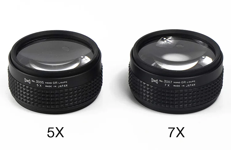 Japanese Premium Hand Grip 5x 7x Magnification Loupes 53mm Lens Mini Portable Jewelers Inspection Magnifier Jewelry Loupe