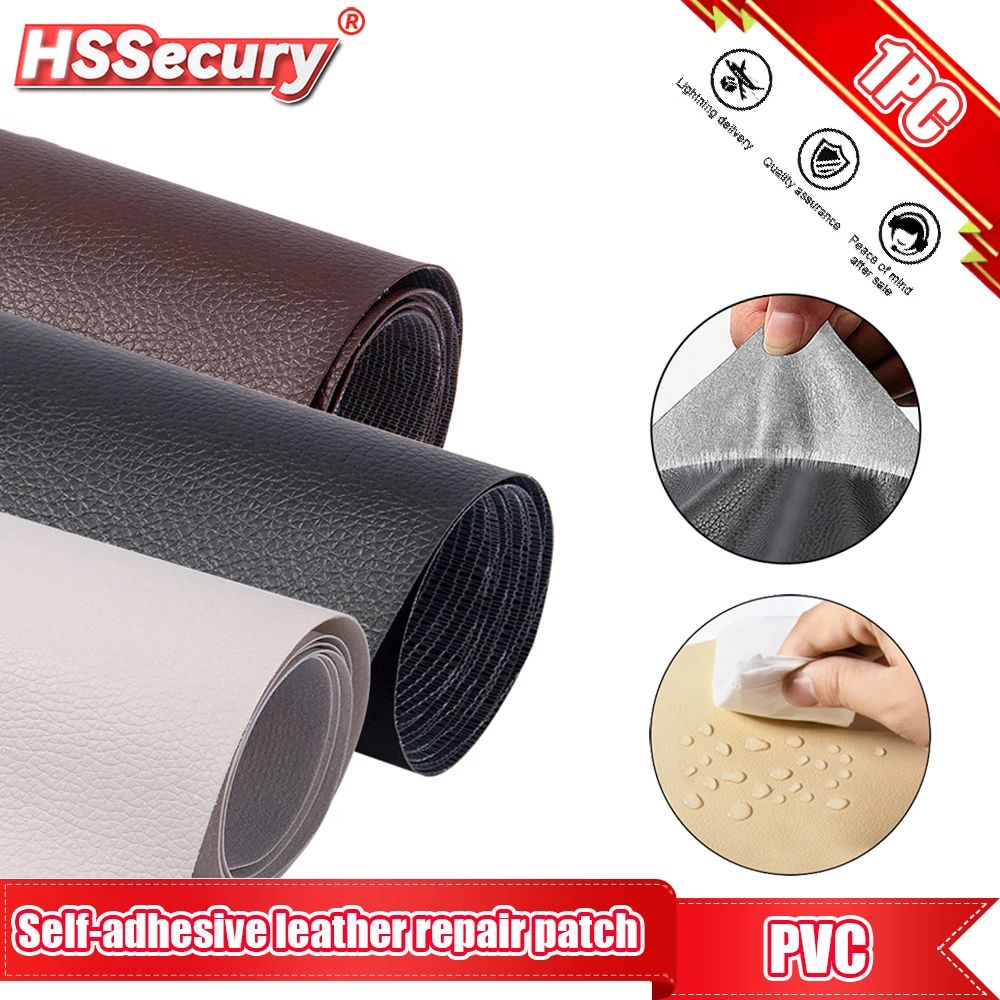 35X137CM Self-Adhesive Leather Repair Sticker for Car Seat Sofa Home Leather Repair PU Leather Stickers DIY Refurbishing Patches