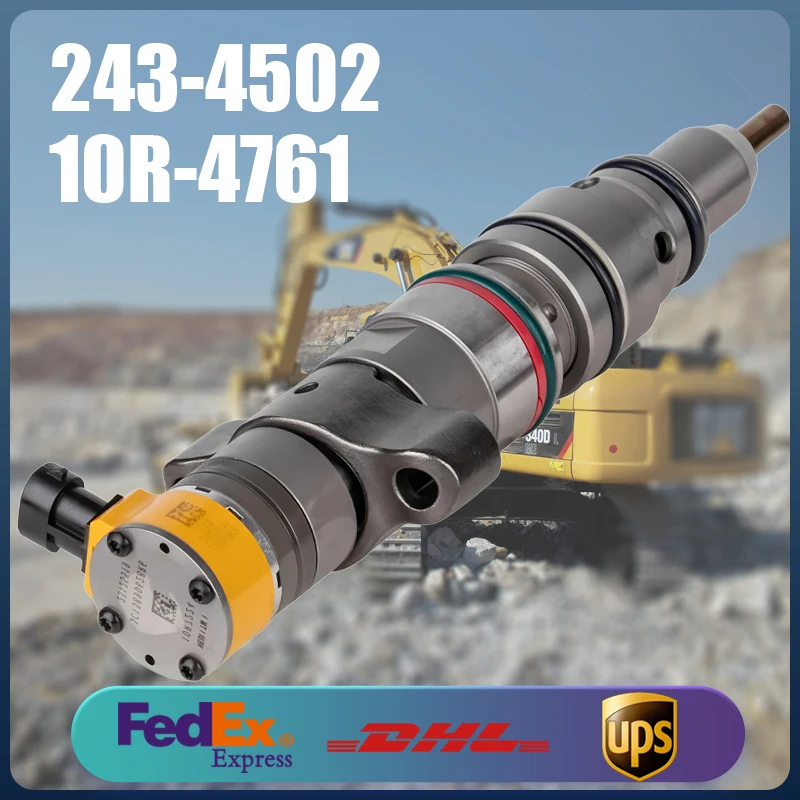 

243-4502 10R-4761 Diesel Common Rail Injector for Caterpillar 324D 325D 326D 329D Engineering Truck