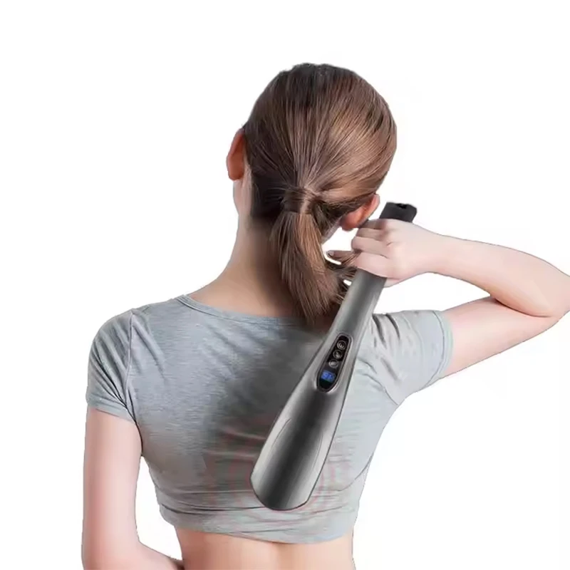 

Massager Handheld Deep Tissue Neck Back Massager for Shoulders Waist Legs Powerful Motor Electric Neck Massager
