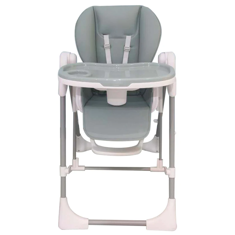 One-key Folding, Adjustable Height & Backrest Positions, Button & APP Control Intelligent Swing Baby High Chair