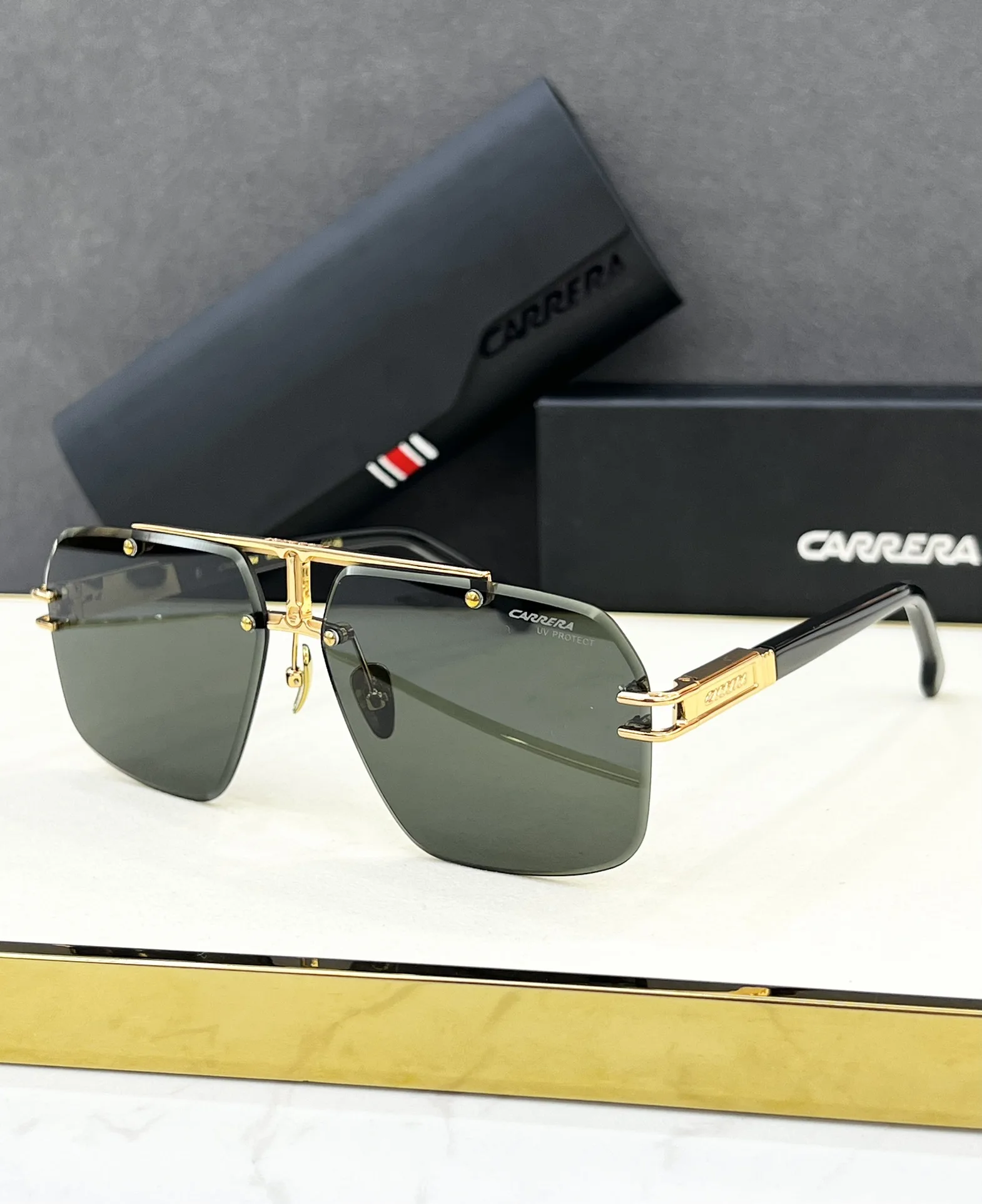 

Carrera Men Brand Sunglasses Vintage Sun Glasses Men Women Big Square Oversize Colorful Outdoor Sports Driving Eyewear 1054-S