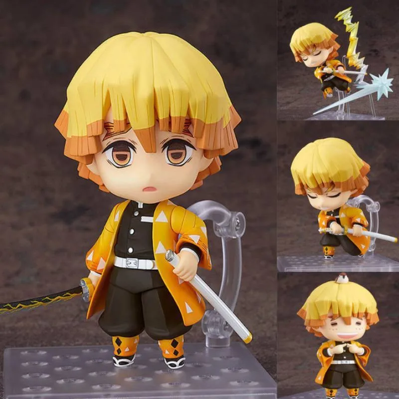 

Anime Demon Slayer Series Tanjirou #1193 Nezuko #1334 Zenitsu #1361 Inosuke 1541# Kyoujurou Figures Doll Set Collection Gift