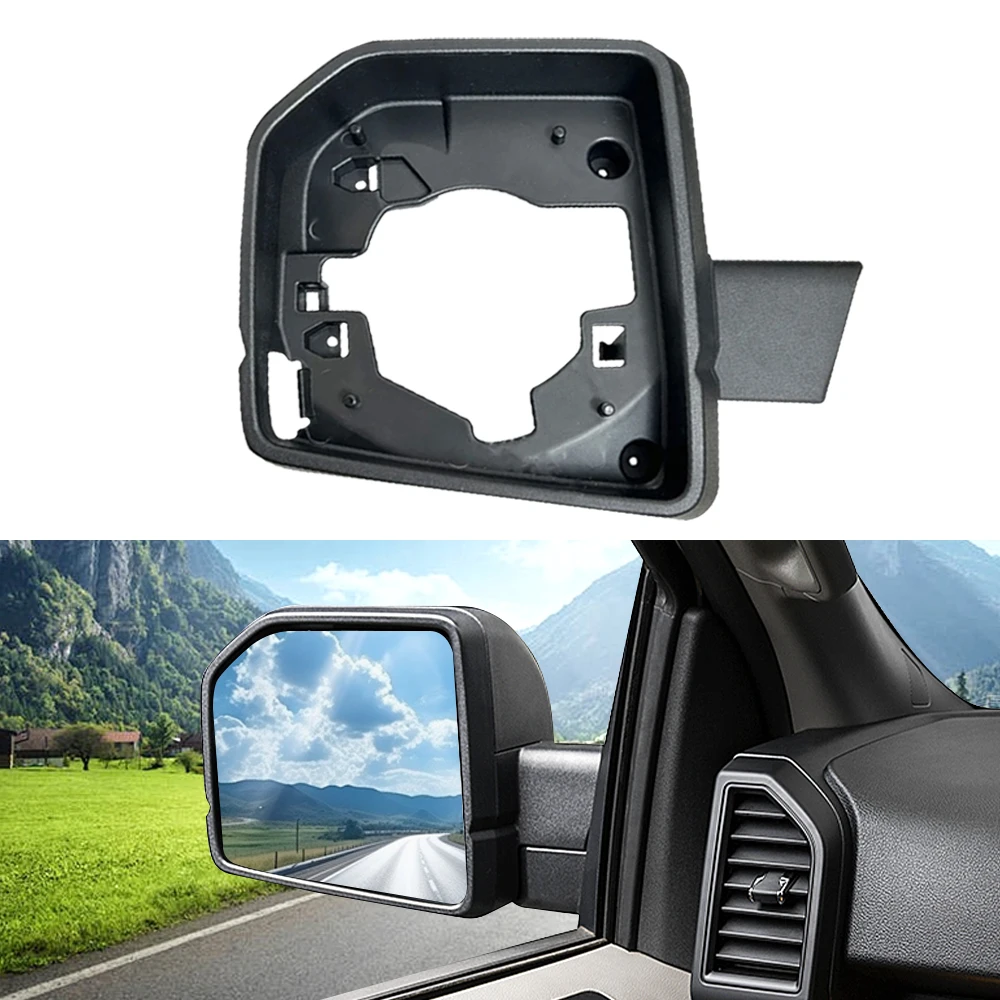 Left/Right Side Wing Door Mirror Housing Frame Holder Cover Trim For Ford F-150 F150 2015 2016 2017 2018 2019 2020