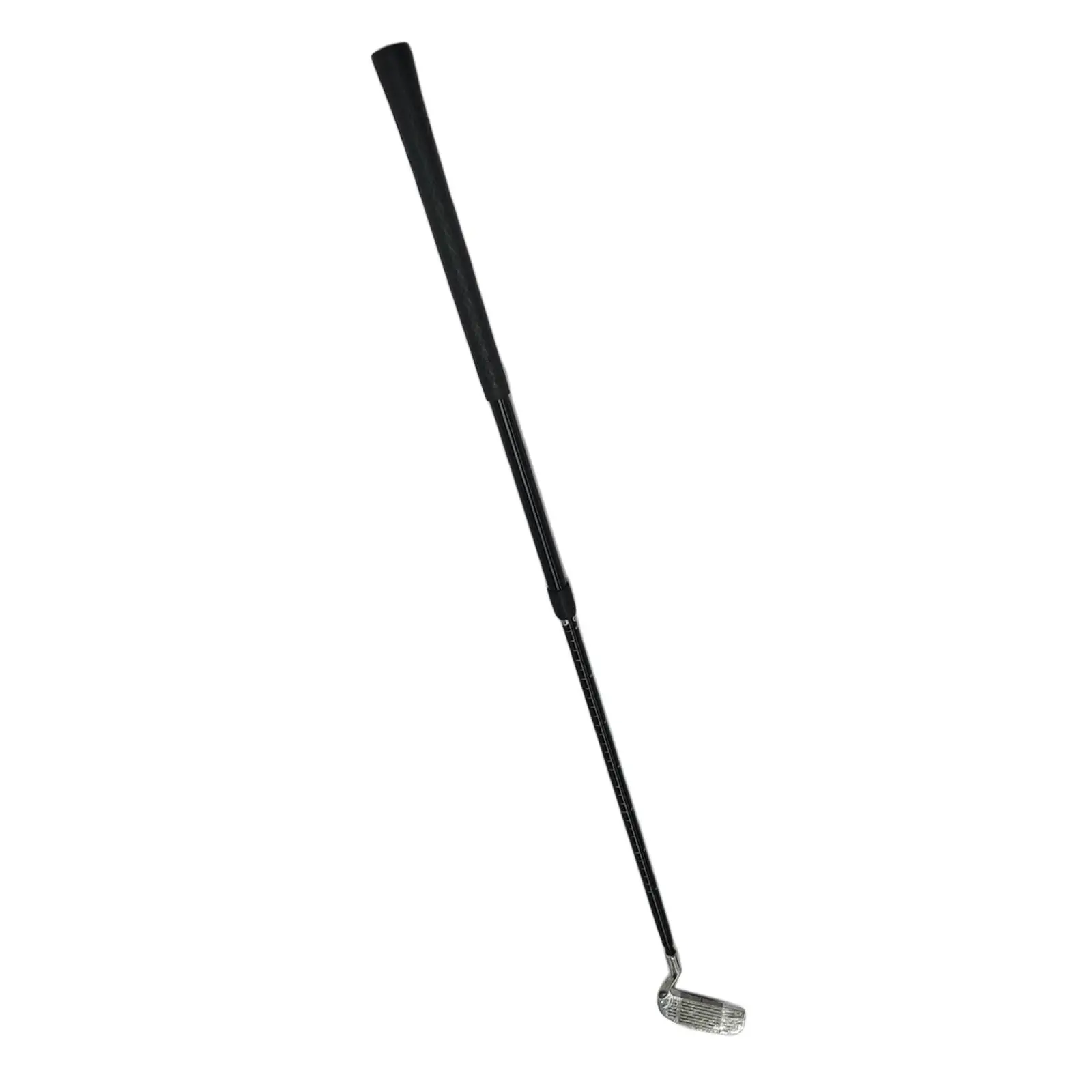 Golf Chipper Adjustable Length Sided Black Golf Chipping Practice Club Retractable for Kids Unisex Children Adults Advanced