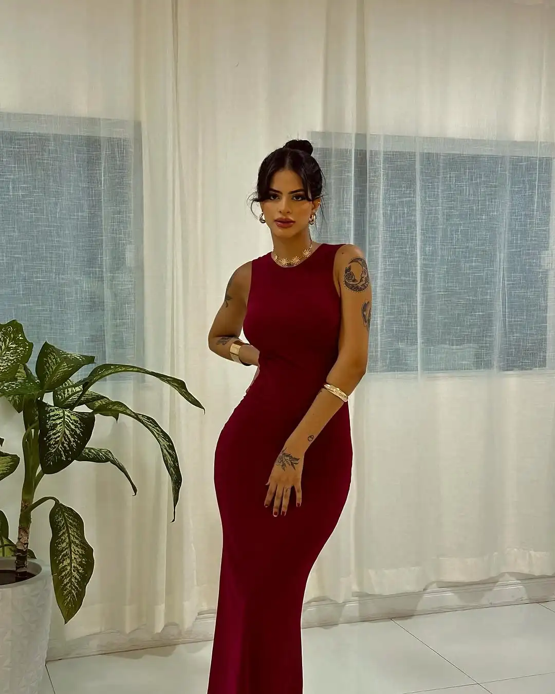 BABYONLINE 2026 New Mermaid Dress Solid Jersey Bridesmaid Dress Sexy Women Dresses Mermaid Summer Party Gown Wedding Dress