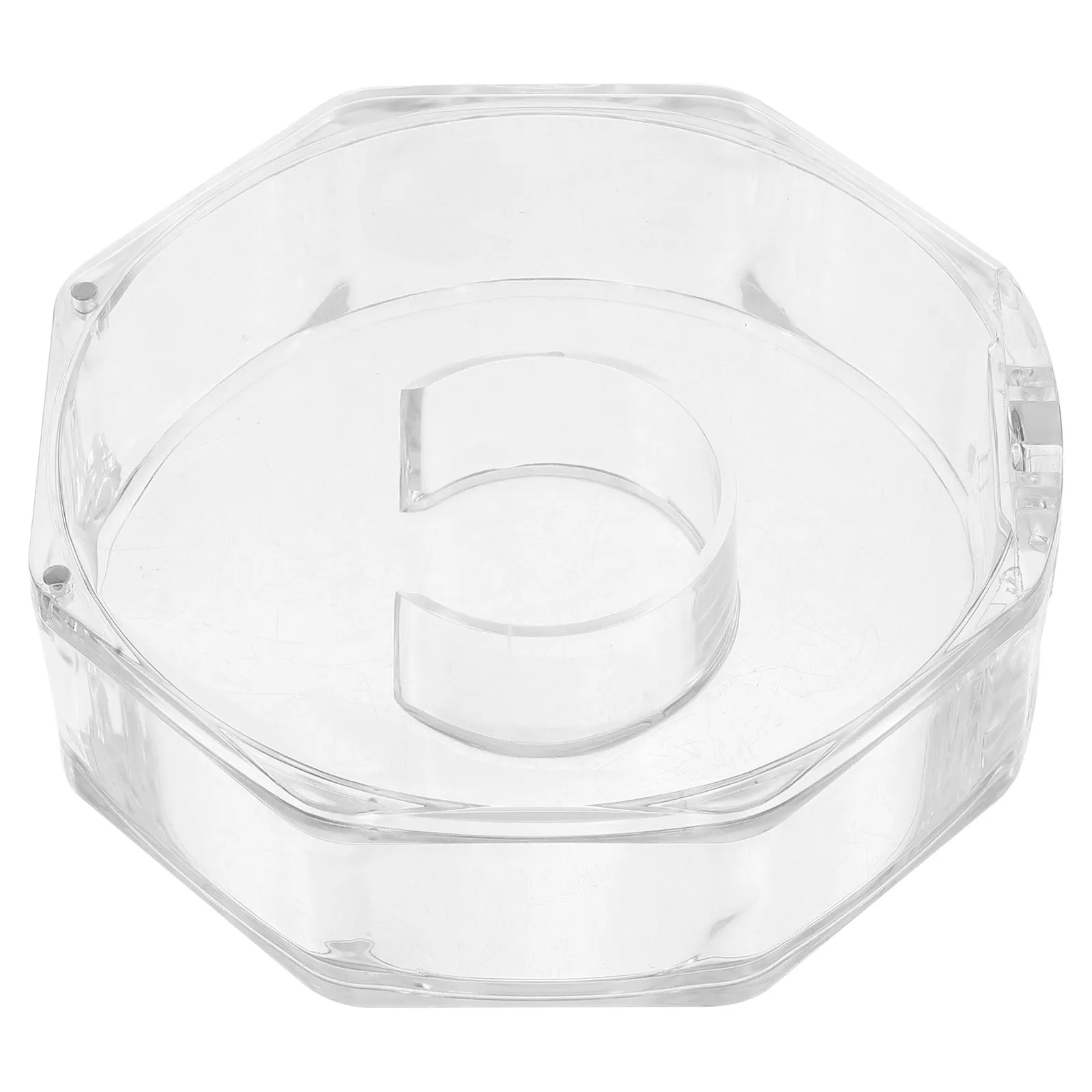 

Octagonal Sealing Box Transparent Acrylic Bracelet Display Container for Buddhist Beads Jewelry Store Home Office Bangle