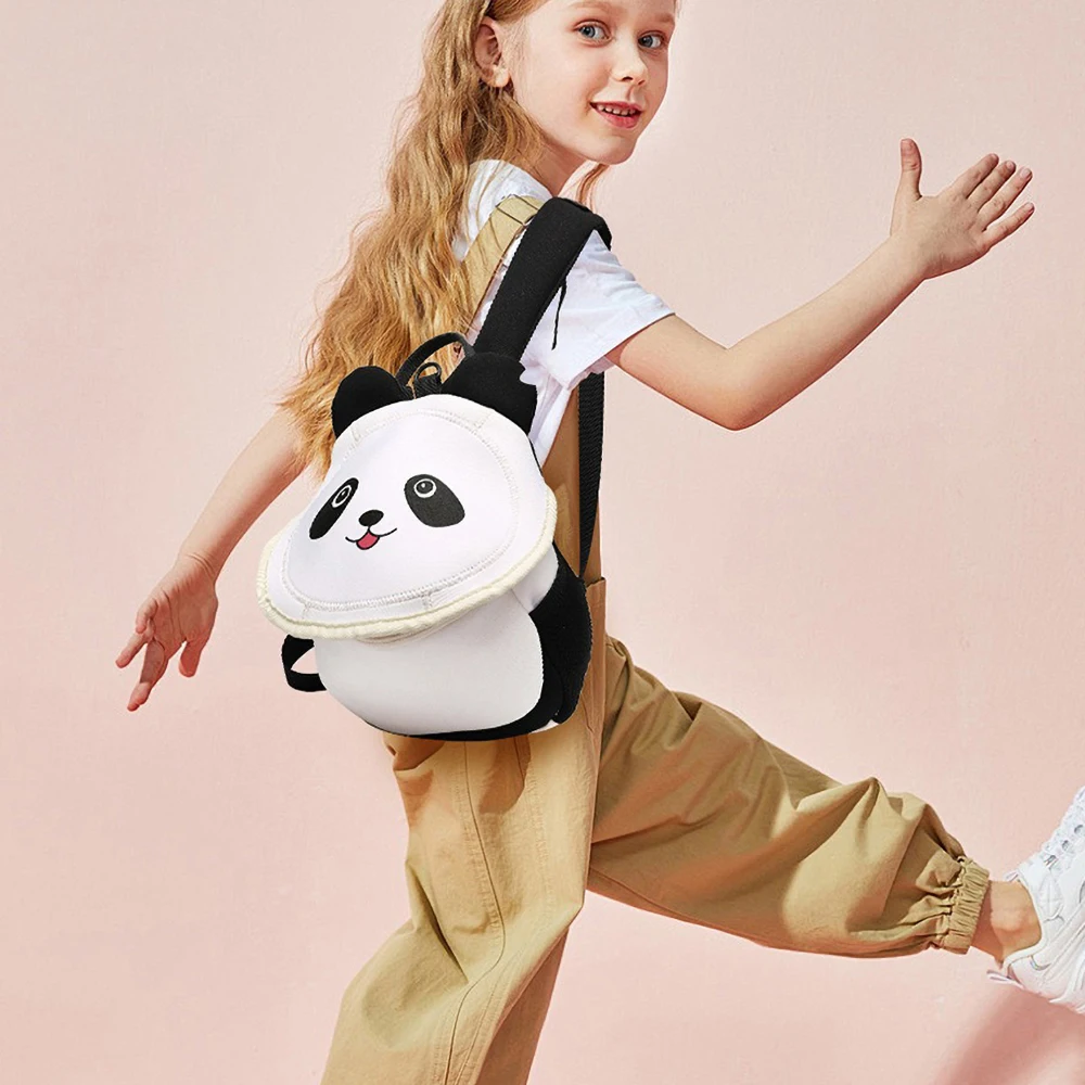 حقيبة ظهر باندا للأطفال حقيبة مدرسية كرتونية لطيفة للفتيات والأولاد، حقيبة ظهر من النايلون للأطفال خفيفة الوزن هدية حقيبة ظهر للطلاب
