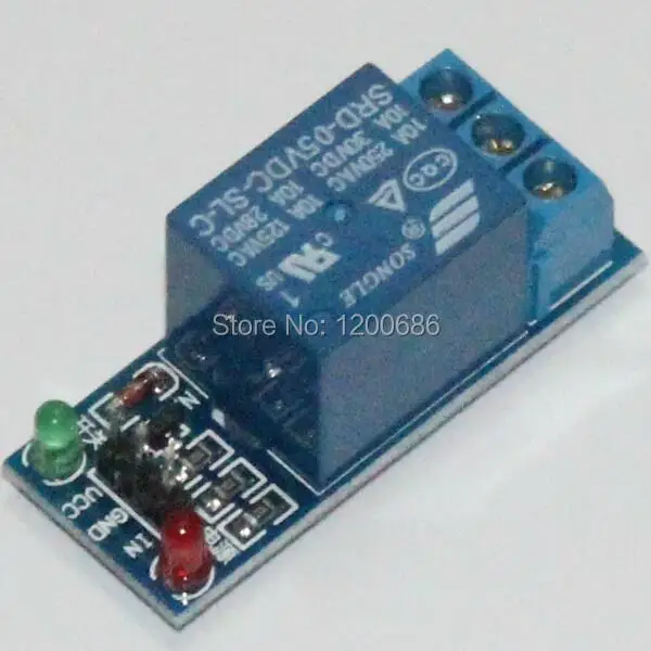 Blue SRD-05VDC-SL-C 1 Channel Low Level DC 5V Coil Power Relay Module