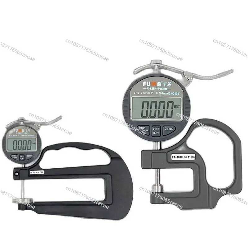 

Digital Thickness Gauge Electronic Thickness Measuring Instrument 0.001 Micrometer Thickness Gauge Adhesive Film Flat Head