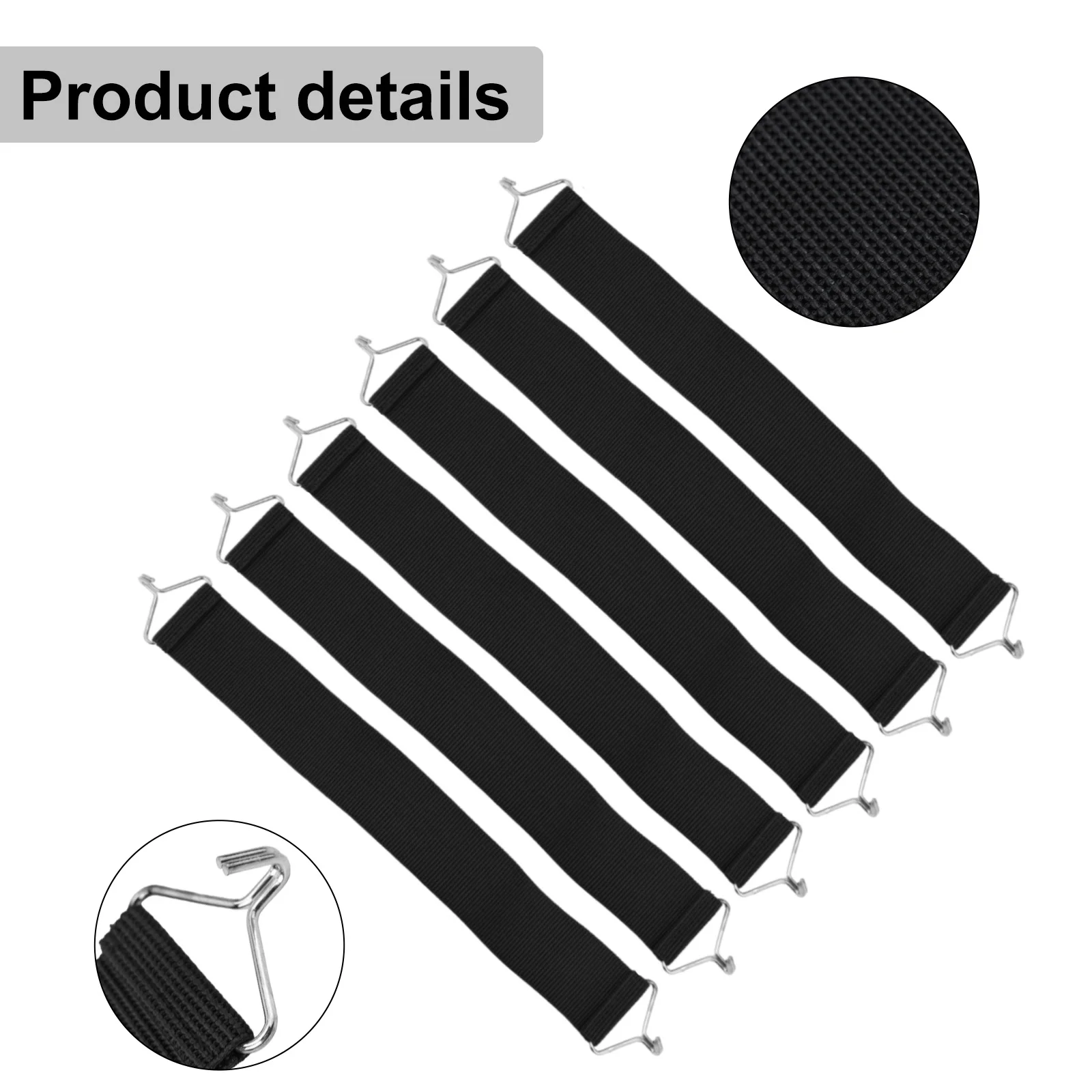 Upgrade Your Lounge Chair with 6 Pcs Sturdy Fabric Belts Easy Assembly and Reliable Support for Various Chair Types