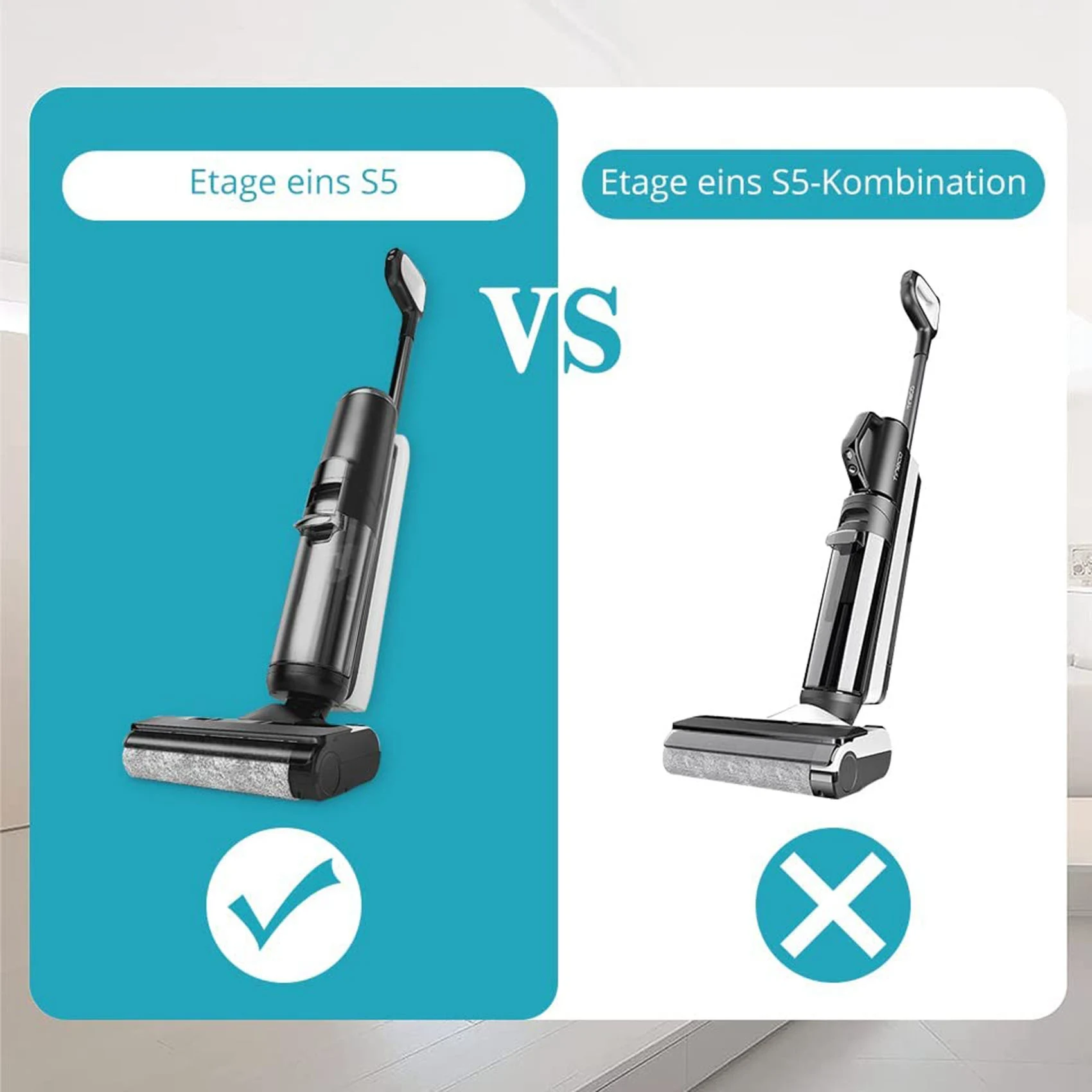 

A13I Roller Brush and Vacuum Cleaner Filter for Tineco Floor One S5 Cordless Wet and Dry Vacuum Cleaner