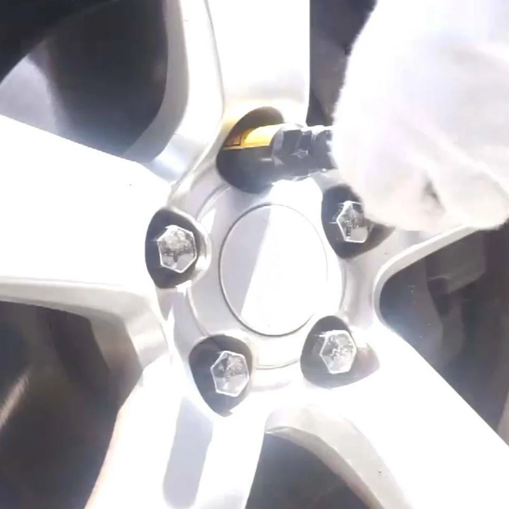 

20pcs Aluminum Alloy Wheel Nuts Lightweight Compact Decorative Protective Car Wheel Nut Covers St X 1.5 19Mm Bolt Durable