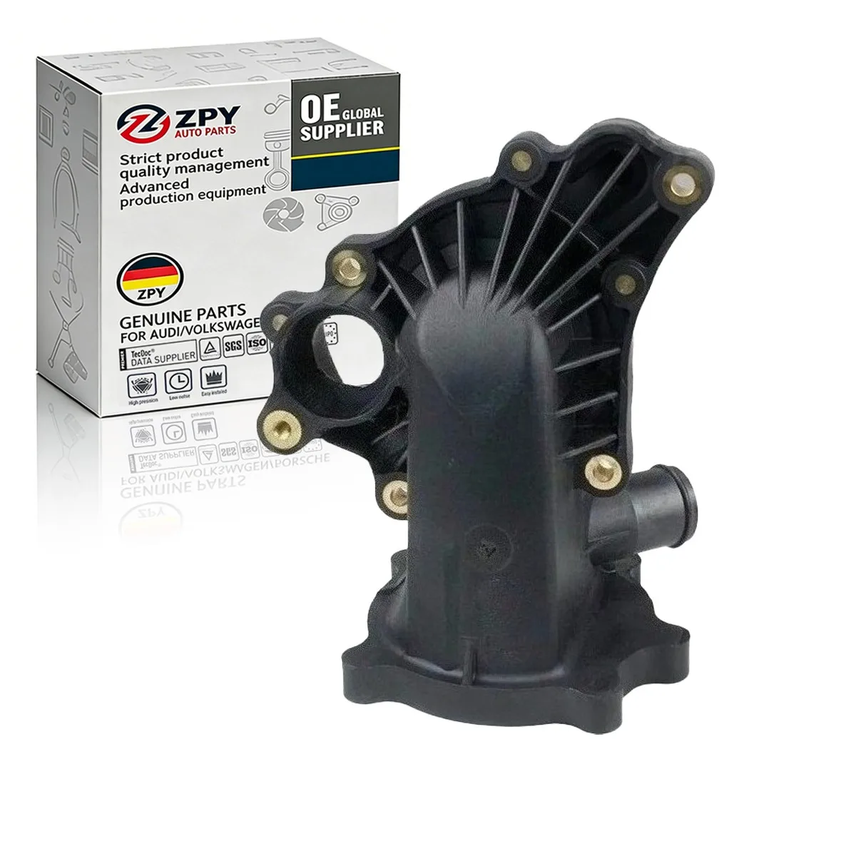 

ZPY Water Pump w/Gasket Complete Coolant Pump Assembly For TOUAREG Audi A5 A6 Q7