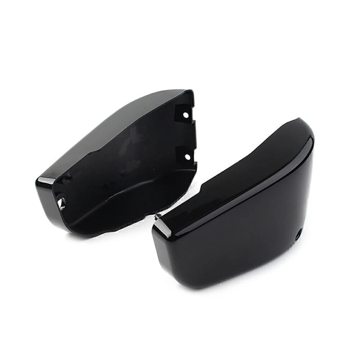 Preto Battery Side Covers, Proteção para Kawasaki Vulcan VN 1500 Clássico Nomad