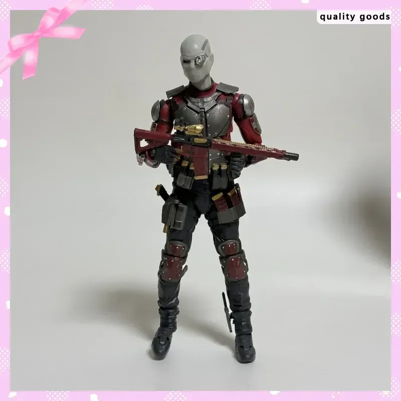 

Отряд самоубийц Deadshot 6-дюймовая фигурка Уилл Смит мультяшная модель детская игрушка настольный орнамент подарок на день рождения для фанатов