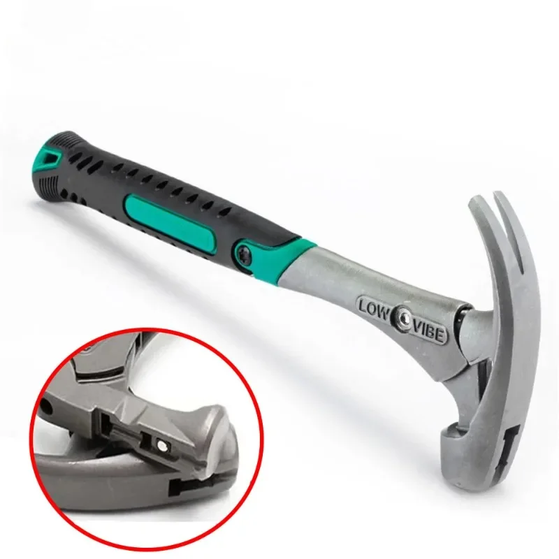 

Chrome-molybdenum Alloy Steel Claw Hammer Multifunctional Hardware Work Claw Hammer Anti-skid Shockproof Household Hand Tools