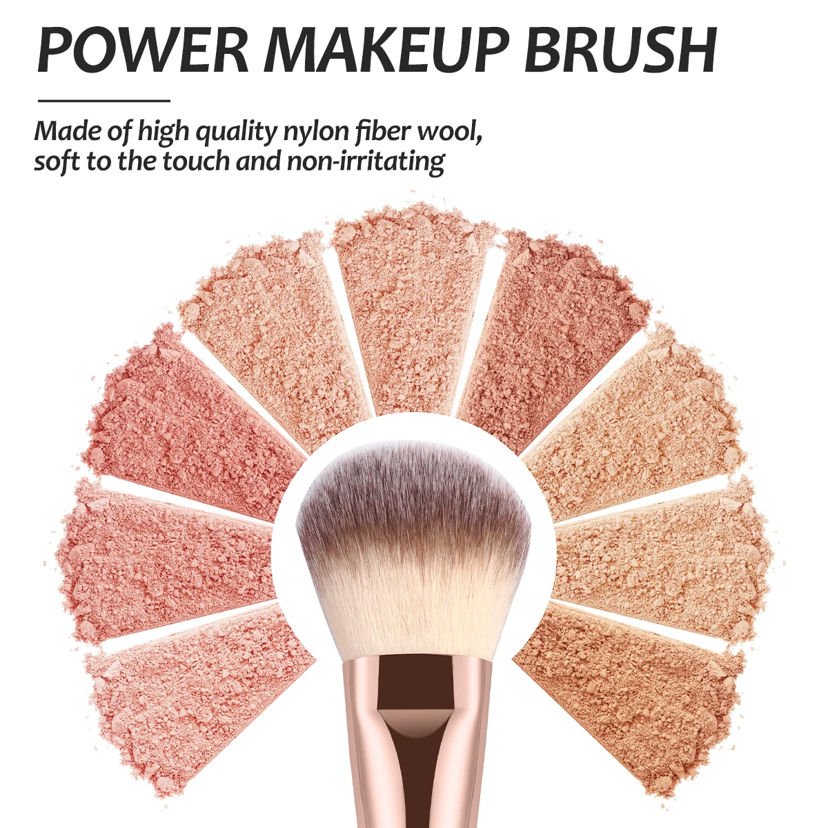 ชุดแปรงแต่งหน้ามืออาชีพ MAANGE 7 ชิ้น สำหรับรองพื้น คอนซีลเลอร์ บลัชออน แปรงเบลนดิ้ง ขนแปรงนุ่ม สำหรับความงาม