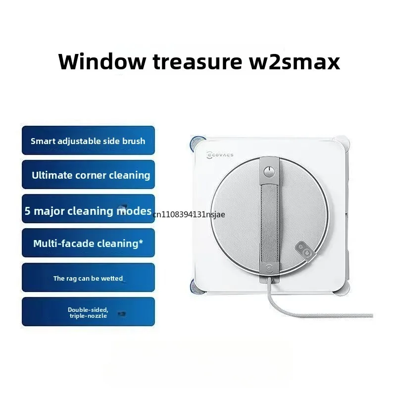 2026 New ECOVACS WINBOT W2S Max Stand-alone version Window Cleaning Robot, 8000Pa Suction, Auto Spray, Edge Cleaning