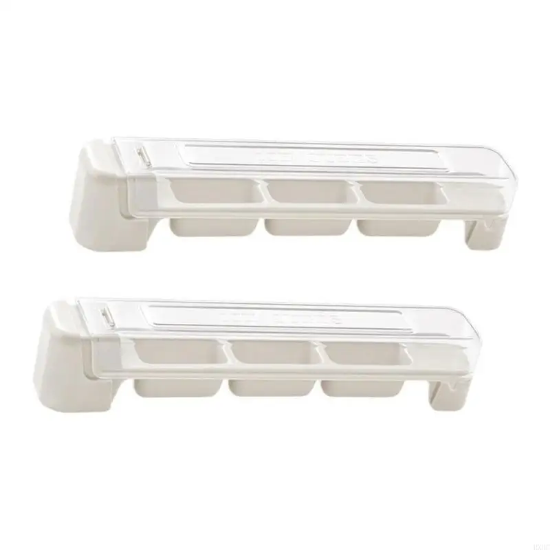 2 piezas Cubos flexible fabricante cubitos bandeja forma rectangular cubitos moldes hx6c