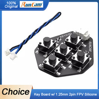 RunCam Key Board w/ 1.25mm 2pin FPV Silicone Cable for Micro Sparrow Micro Swift 2 eagle Camera Replace Spare Part Accs