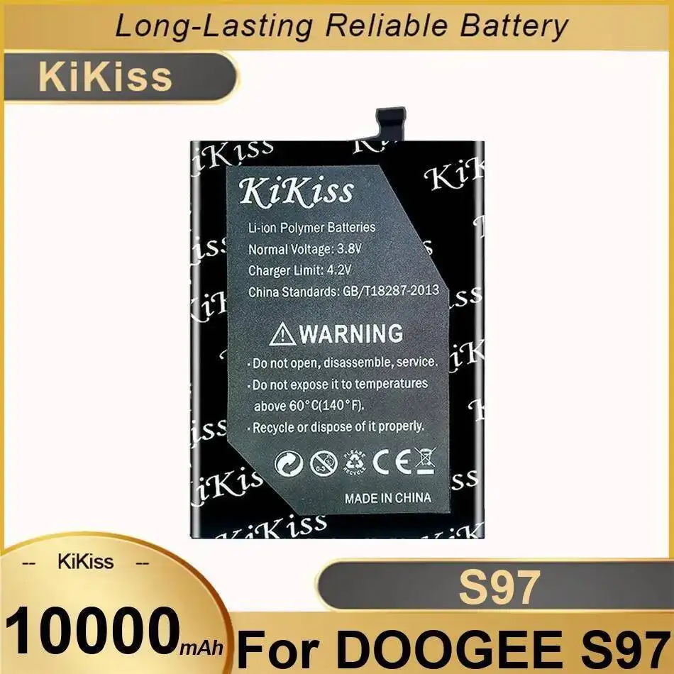 

Mobile Phone Battery Reliable Power Supply For Doogee S97 10000Mah